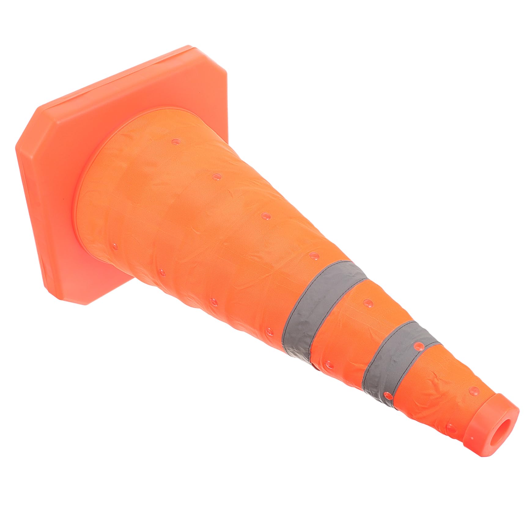 HAWILLOSCH Collapsible Traffic Cones Orange Safety Cones Bar for Schools Parking Construction for Driving Training