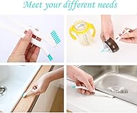 Vista 6 de Juego de 5 cepillos de limpieza para el hogar, kit de cepillos de limpieza de precisión/herramientas de limpieza, para limpieza de manchas