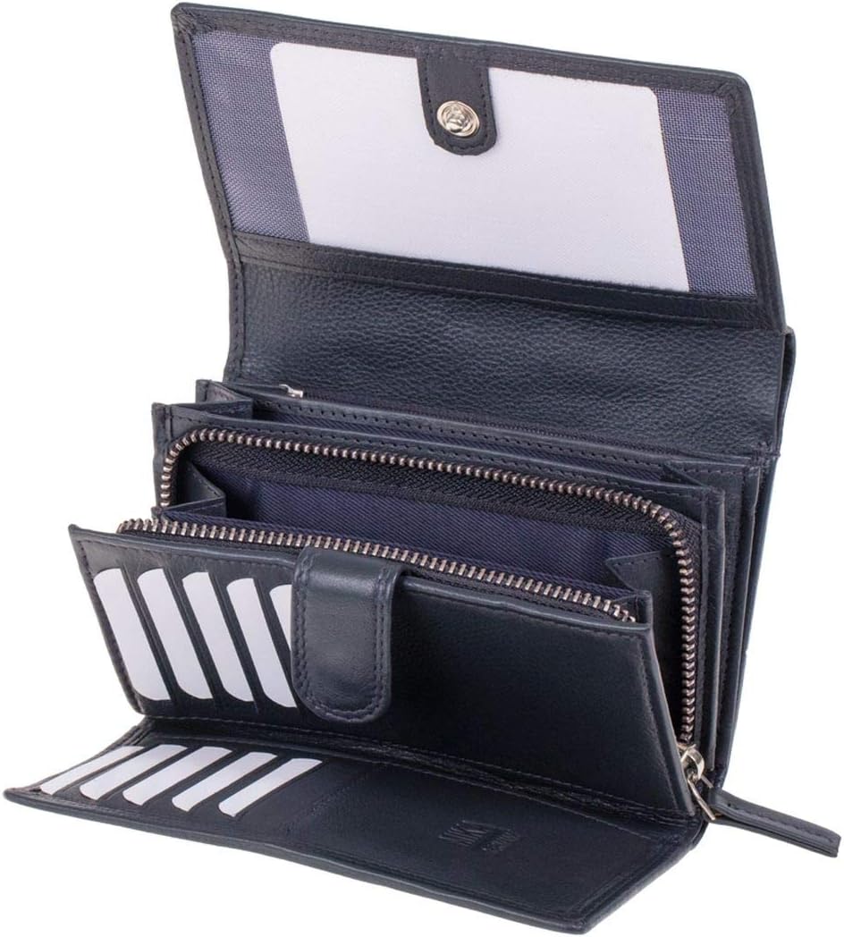 MIKA Women's Modern, Blue, ca. 15x 10,5 x 4,5 cm