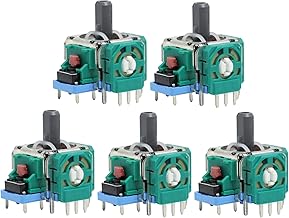 Oupdate 5 Pièces Joysticks Analogiques 3D pour PS4 Contrôleur, Remplacement Module de Bascule Professionnel, Module Remplacement Joystick pour Un Contrôle Précis, Joystick Analogique pour PS4 Manette