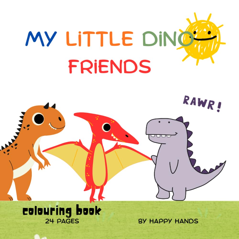 My Little Dino Friends: Colouring book