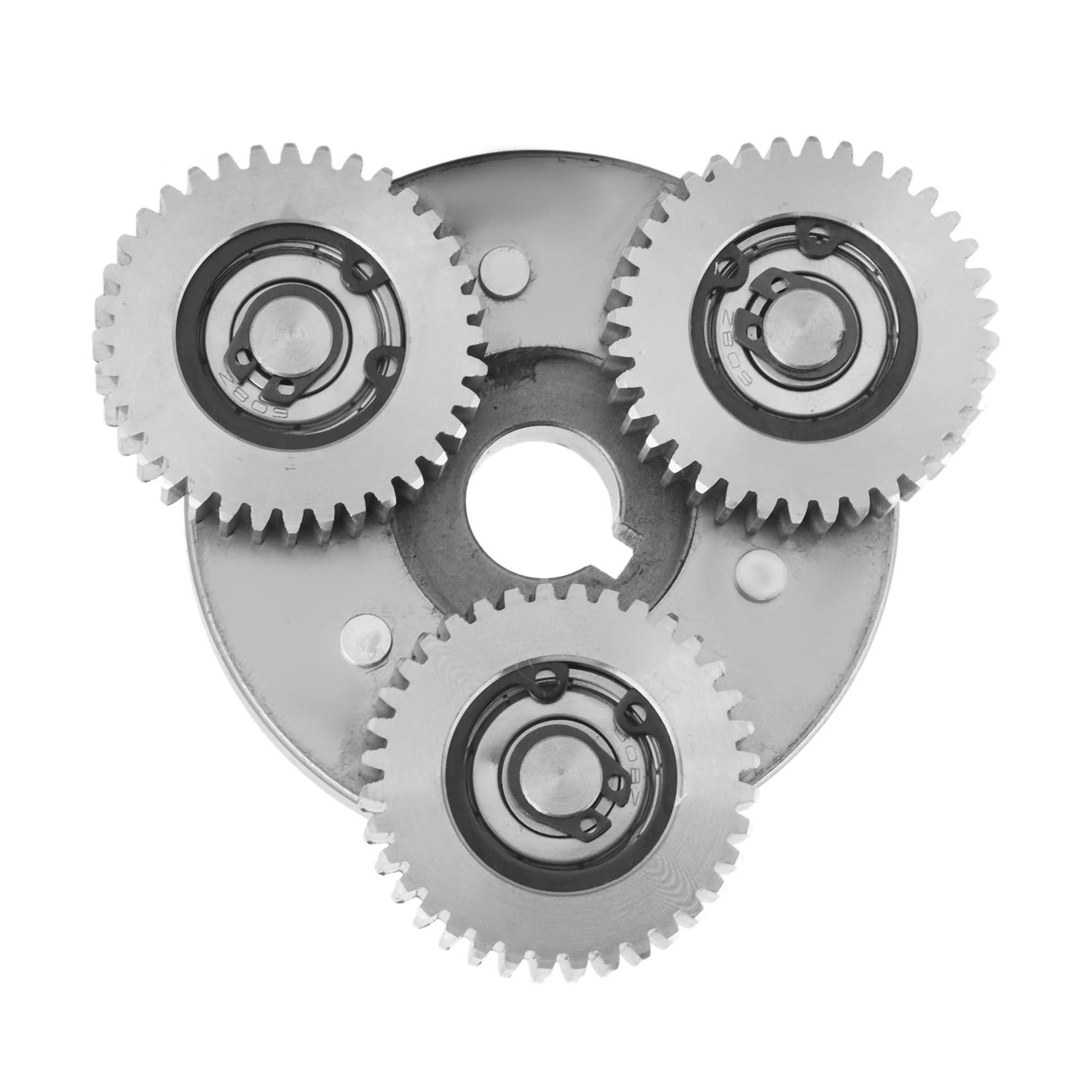 Eleqldwen 36T 38mm Planetary Gear with Clutch for Motor Electric Bike E-Bike Steel Gear Ebike Parts, Silver - Image 2