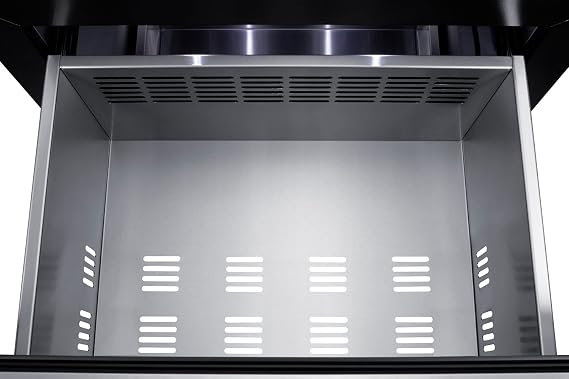 3.1 CU. FT. Under Counter Double Drawer Refrigerator in Stainless Steel, ADA Compliant