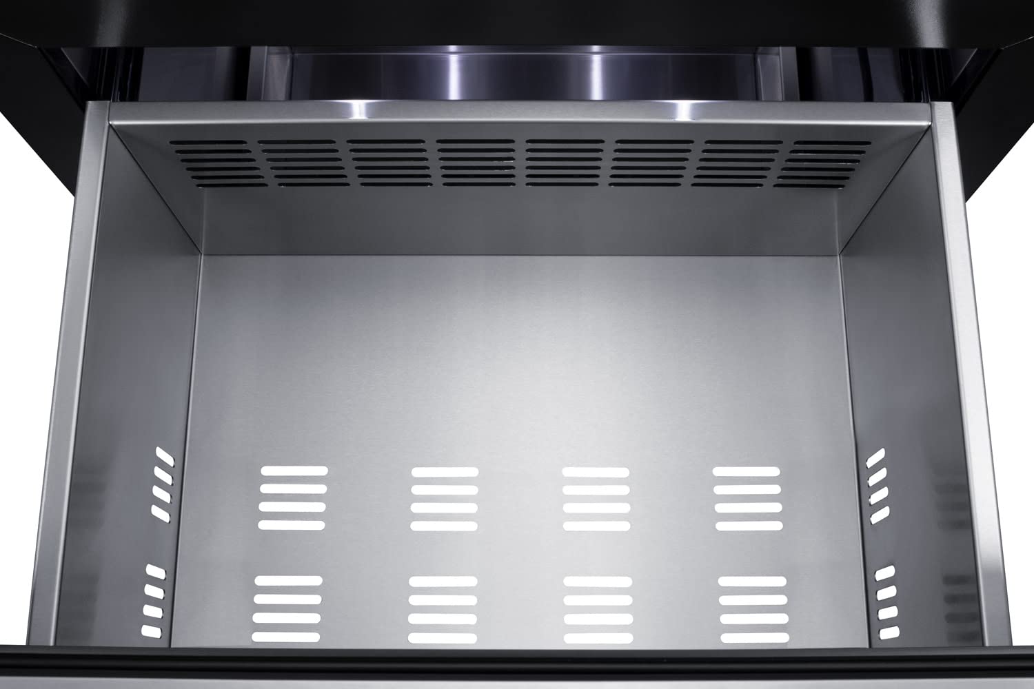 3.1 CU. FT. Under Counter Double Drawer Refrigerator in Stainless Steel, ADA Compliant