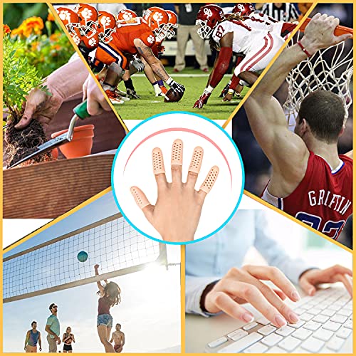 Image of Pnrskter Gel Finger Cots, Finger Protector Support (14 PCS, Breathable)