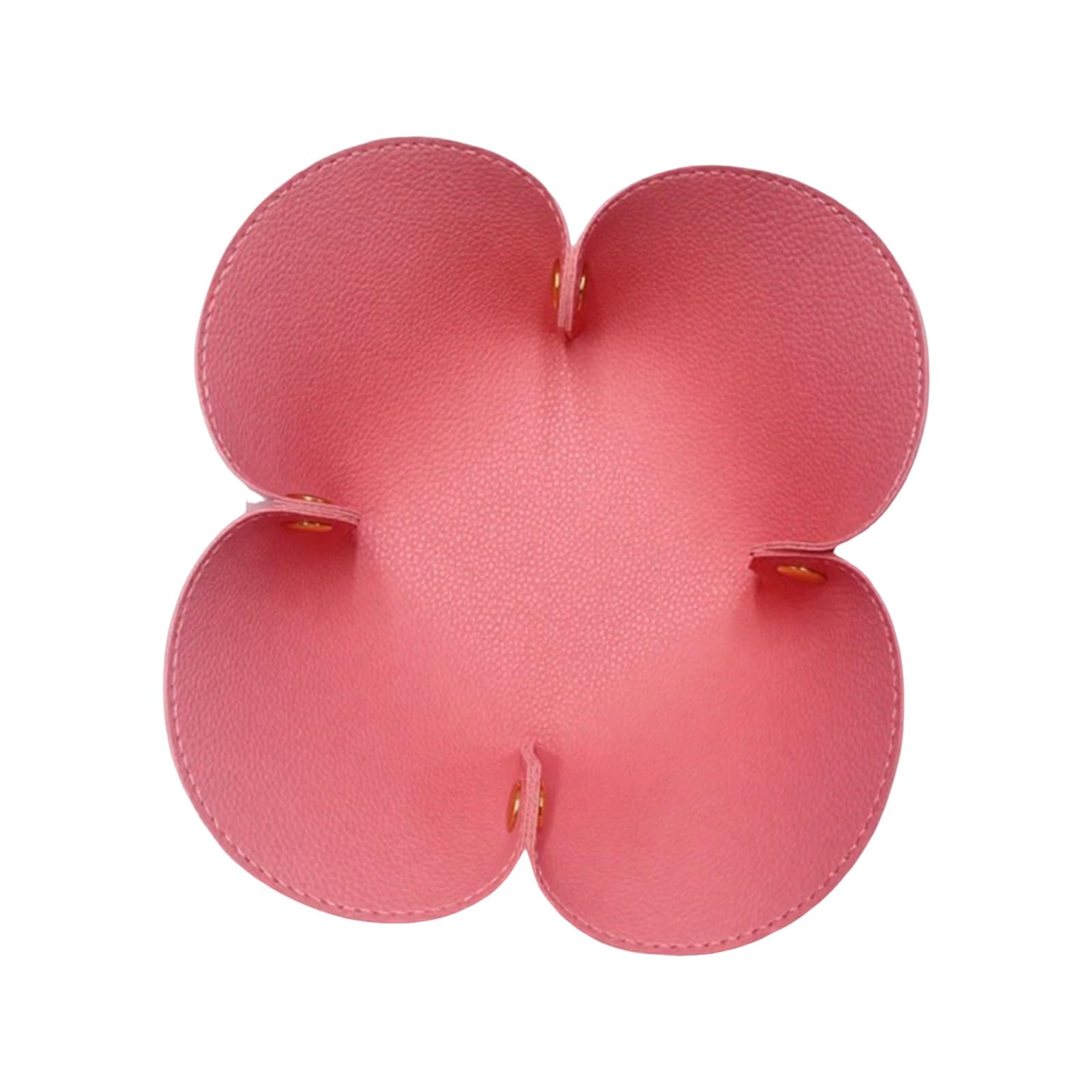 Entryway Catchall Tray Foldable Jewelry Tray for Earrings and Small Items, Floral Shape 5.91 X 5.91 in Trinket Holder Earring Nightstand Valet Floral Accessory Keeper Dresser Valet Bedside Entryway