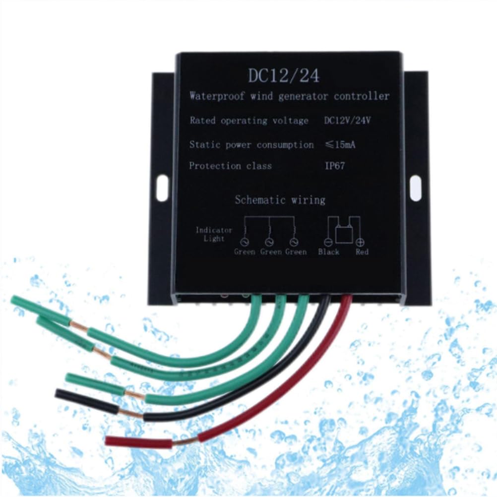 Regolatore di Carica per turbina eolica MPPT Impermeabile 2000W-8000W, regolatore di Batteria 10A-40A, Tensione 12V 24V Auto 48V, Adatto a Varie Turbine eoliche