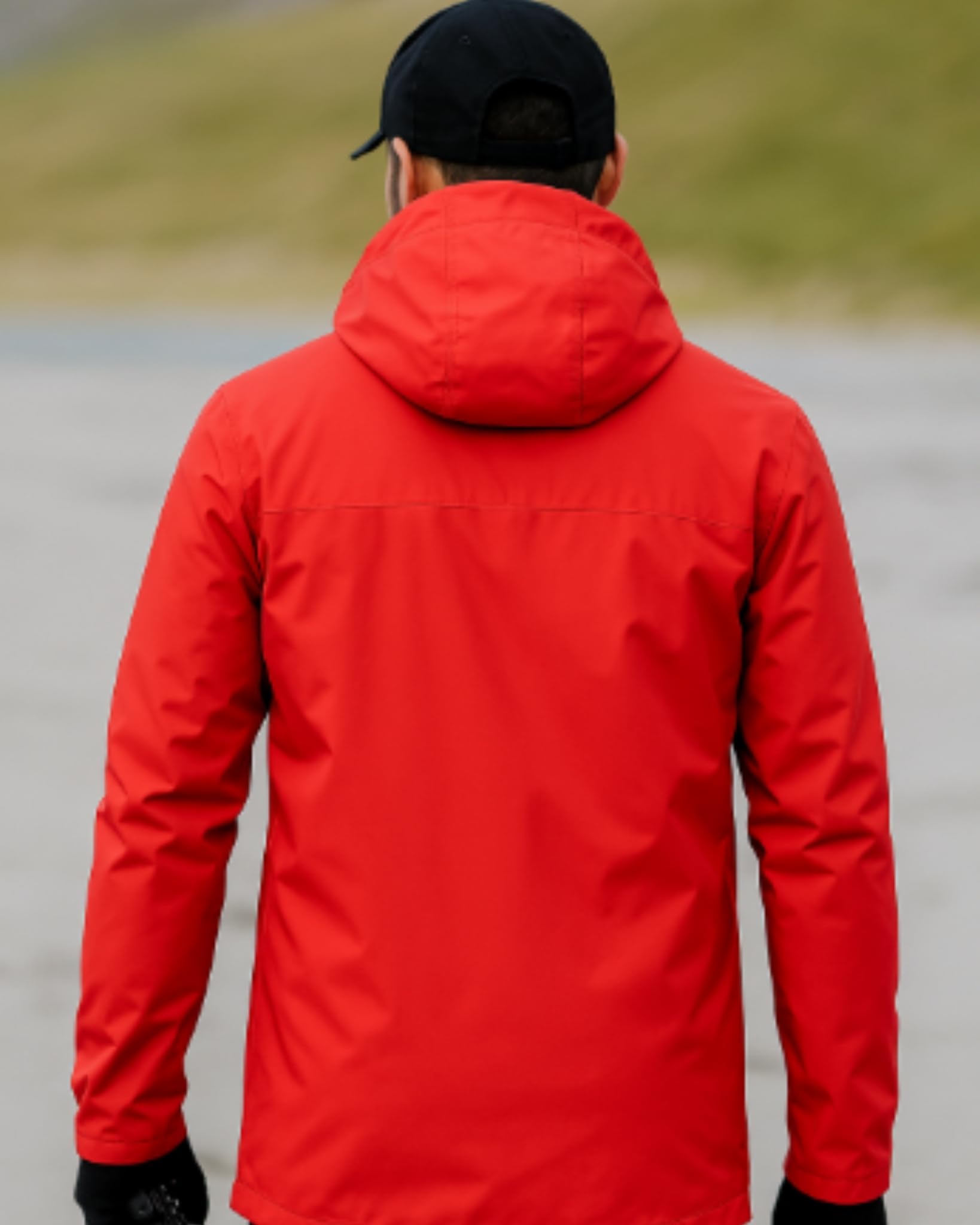 The ScotchMan Veste de pluie imperméable coupe-vent ultra légère pour homme et femme Coutures zippées soudées