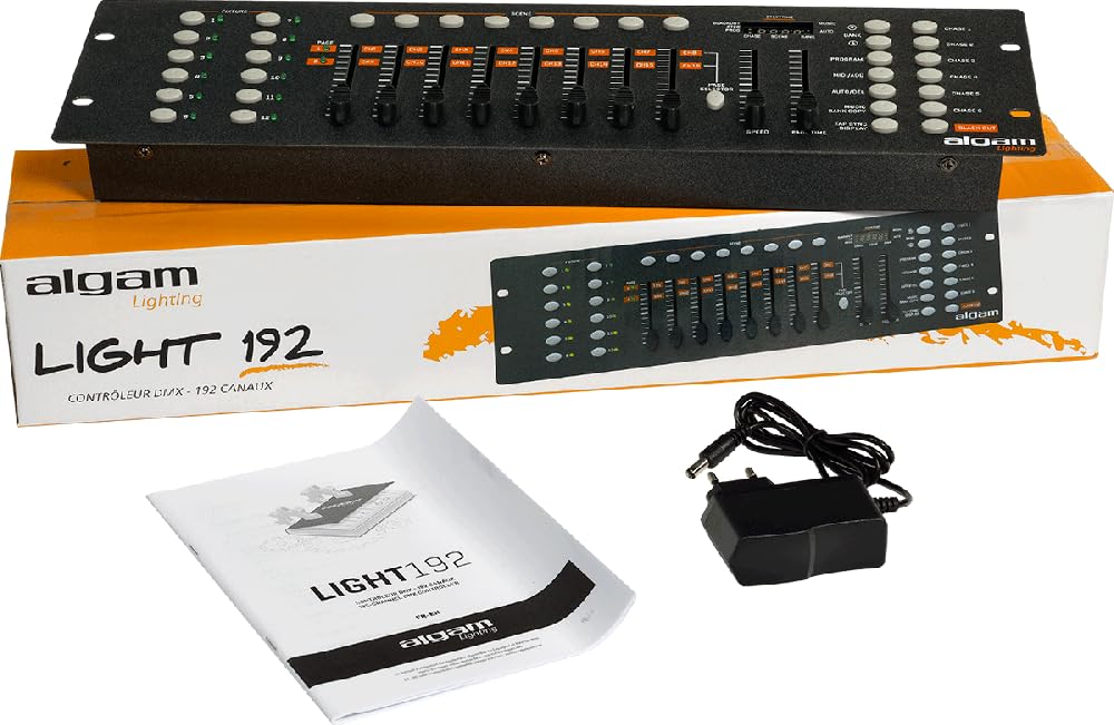 ALGAM LIGHTING Controller DMX 192 (12 Displays x 16 Kanäle) – 482 x 133 x 76 mm – IP20