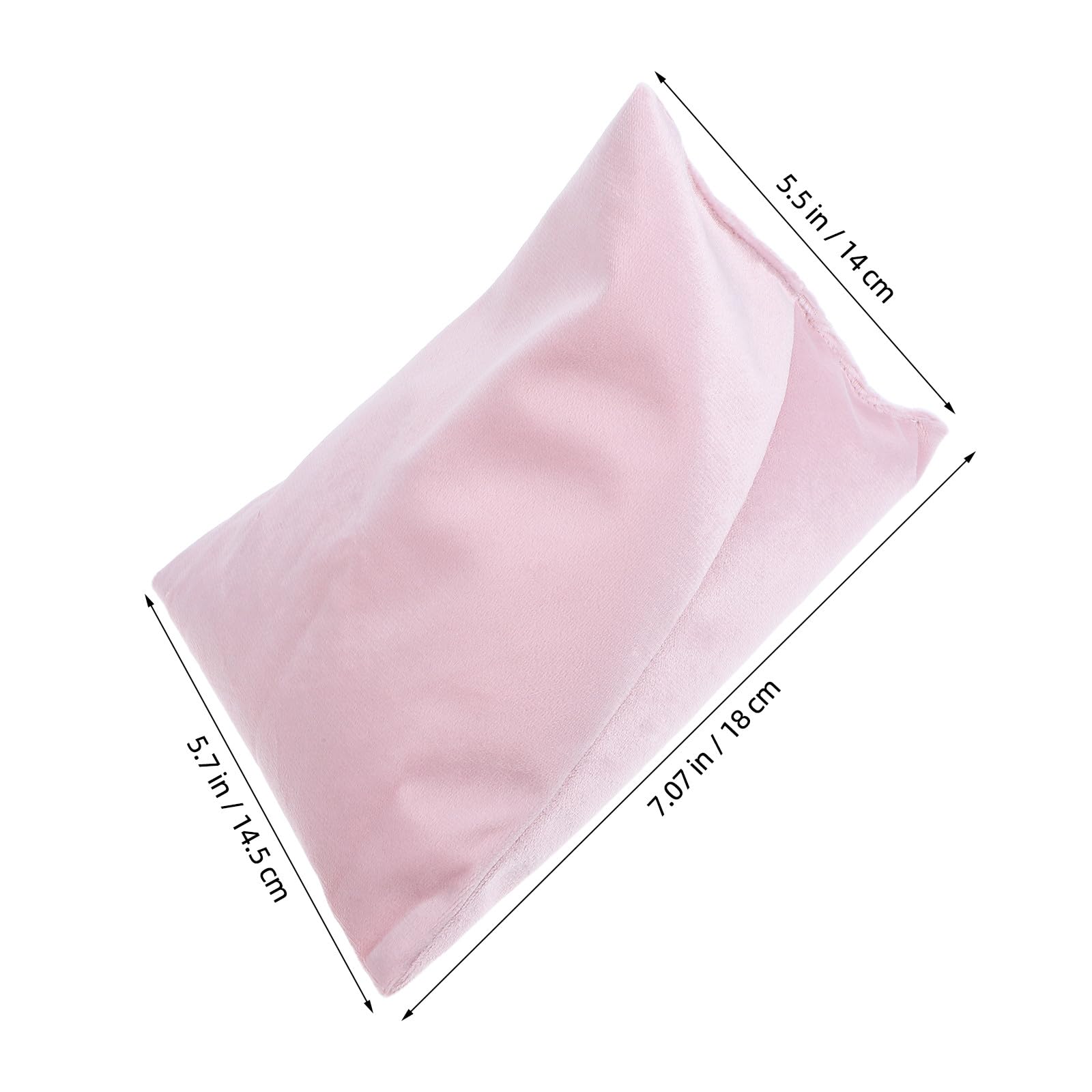 Alipis Coussin Support Tablette en Peluche Rose, Lecture sans Mains