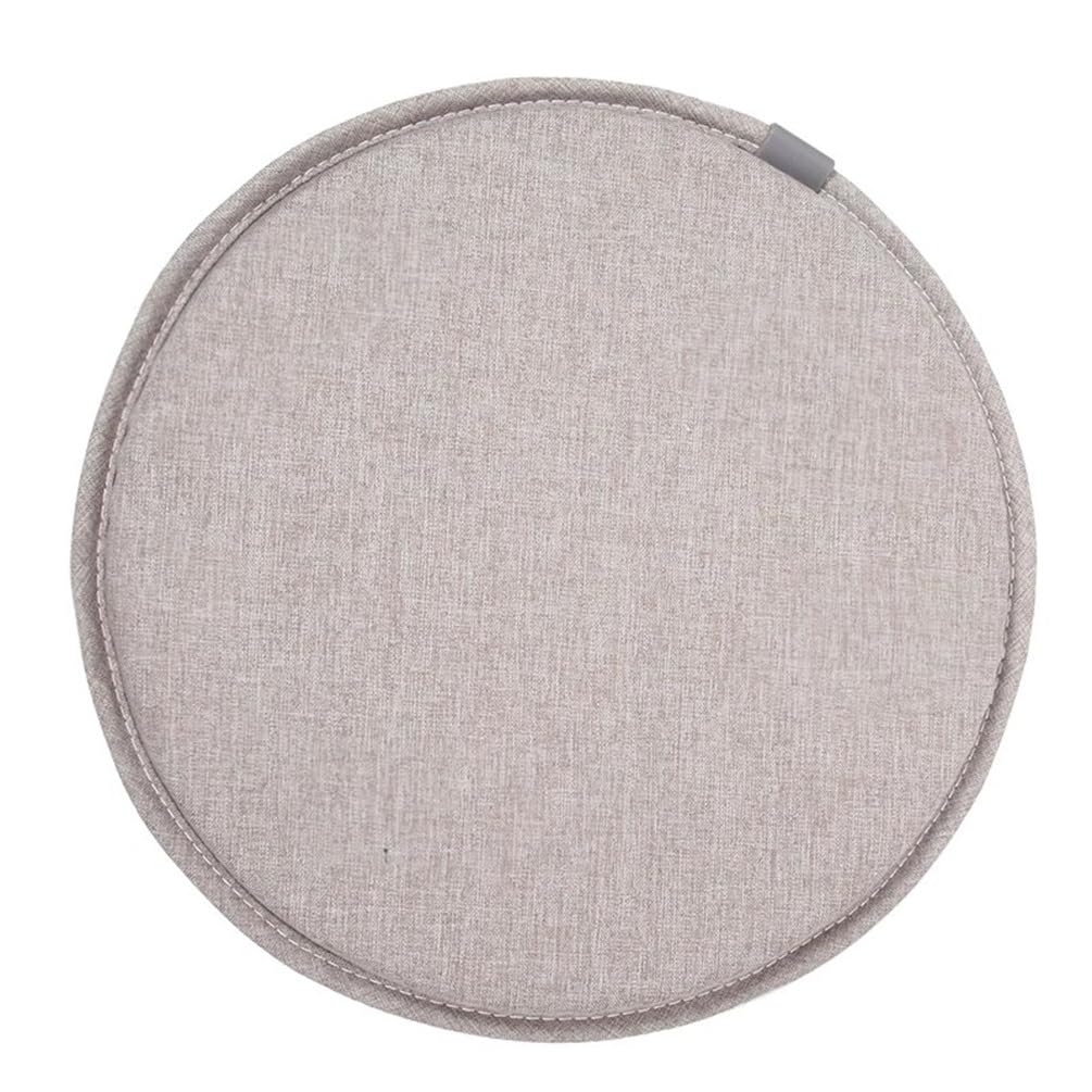 SVFOEBJM Chair Cushions for Dining Chairs 28cm/30cm/33cm/35cm/40cm/45cm Chair Pad Round Stool Cushion Non-Slip Round Seat Cushion with Ties
