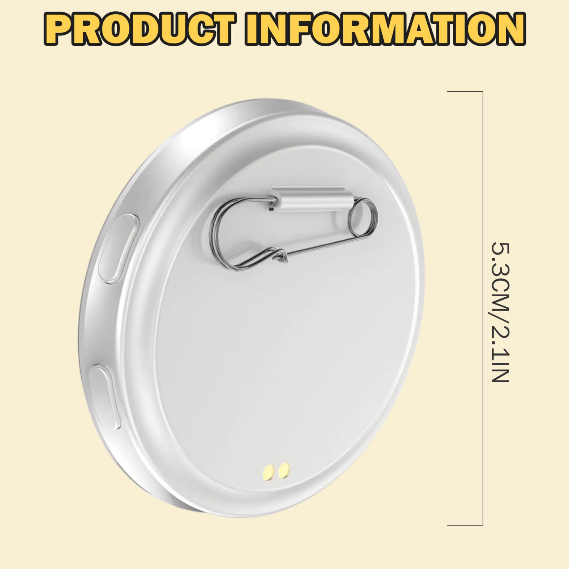 Insignia de Pin Digital de 1.7 Pulgadas con Pantalla Táctil HD para Vídeos y Fotos