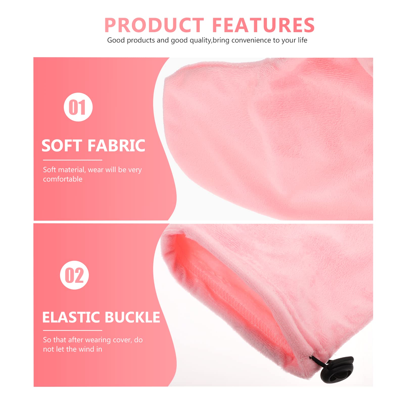 Uonlytech 2paare -therapie Fußabdeckungen Paraffin Fußwickel Für Feuchtigkeitsspendende Fußpflege Wiederverwendbare Und Waschbare Fußtherapie-socken Zartem Rosa