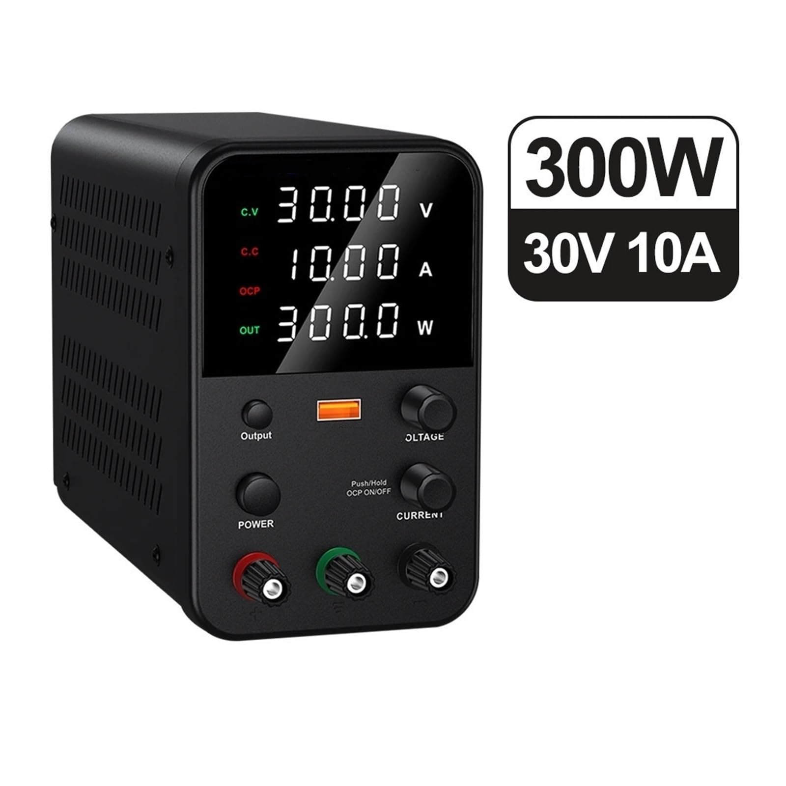 Fuente de alimentación CC WPS3010H Fuente de alimentación conmutada Ajustable 30V 10A Voltaje de Entrada Dual 220V 110V(0-60V 0-5A)