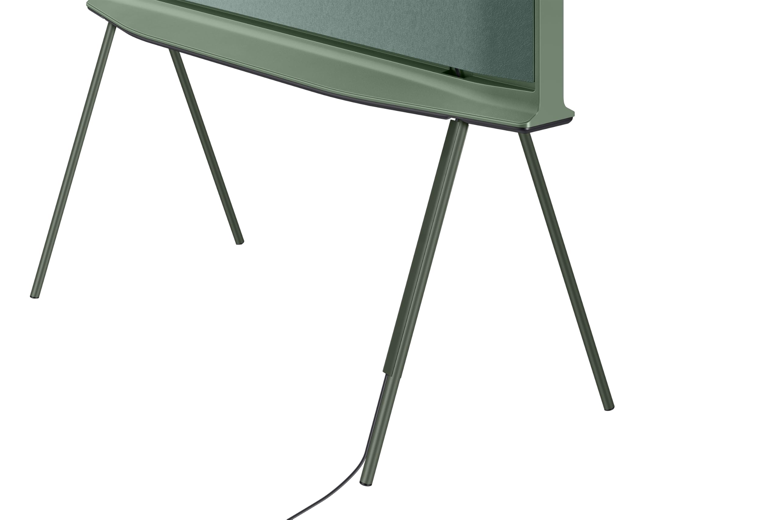 Samsung TV The Serif Vert 55 Pouces QLED TQ55LS01DB, Écran Certifié sans Reflets, Téléviseur Design 360°, Mode Ambiant+, Smart TV, Technologies OTS Lite, Pieds Détachables Inclus