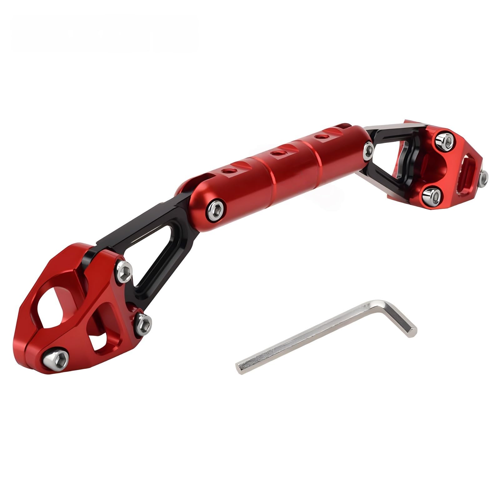 Do UHR150 UHR125 | Kierownica motocykla Poprzeczka 22mm Uniwersalny wspornik balansu, akcesoria motocyklowe(Red)
