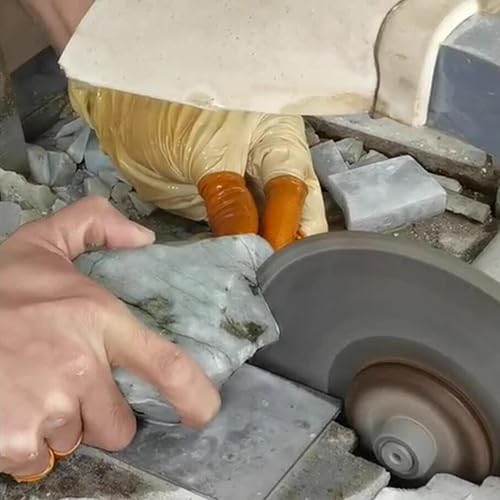 Miniatura 6 de 5 hojas de sierra lapidarias delgadas, 6 pulgadas de diámetro montado en diamante, disco cortado en piedra