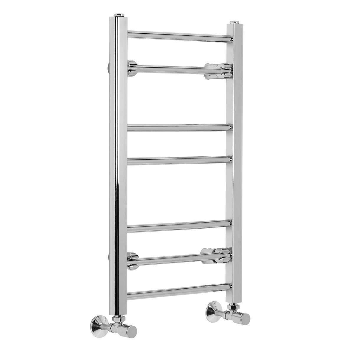 Warmehaus Straight Bathroom Heated Towel Radiator Rail 700 x 400 Chrome