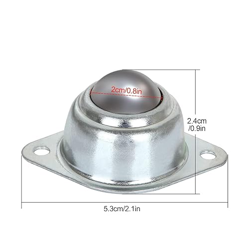 Miniatura 3 de Paquete de 16 rodamientos de transferencia de bolas de rodillo de 34 pulgadas, unidad de rodamientos de transferencia, rodamientos de bolas de acero