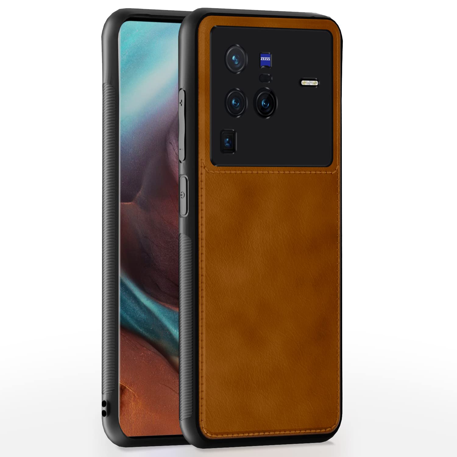 Pikkme Vivo X80 Pro Back Cover | Flexible Pu Leather | Full Camera Protection | Raised Edges | Super Soft-Touch | Bumper Case for Vivo X80 Pro (Brown) (B0C1ZK1ZKC) Amazon Price History, Amazon Price Tracker
