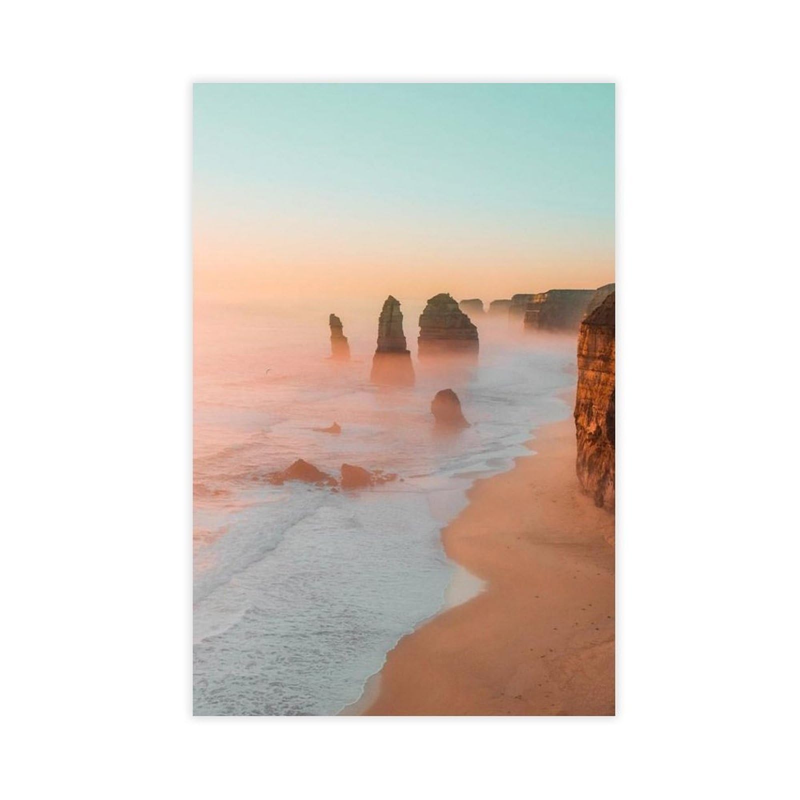 Plage australienne toile décorative pour chambre et bureau - 8