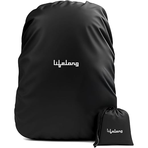 Lifelong Rain Cover for Backpack - Black