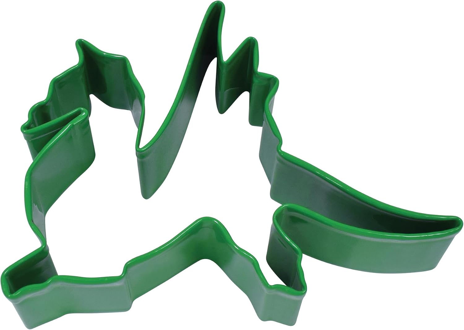 R&M Dragon 4" Green Cookie Cutter – Polyresin Coated Fantasy Baking Tool for Cookies, Fondant & Crafts