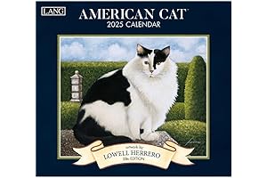 Lang Cat Calendars Wall 2024: American Cat Special Edition