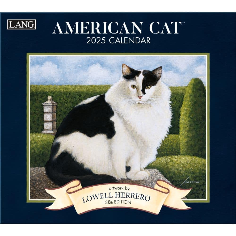 LangCompanies, American Cat Special Edition 2025 Wall Calendar