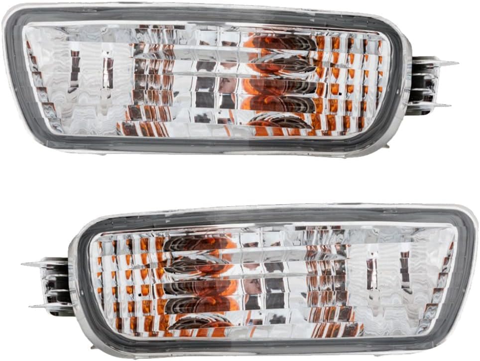 I-MATCH AUTO PARTS Set of 2 Driver & Passenger Side Front Signal Light Assembly for 2001-2004 Toyota Tacoma 8152004080 8151004080 TO2530140 TO2531140