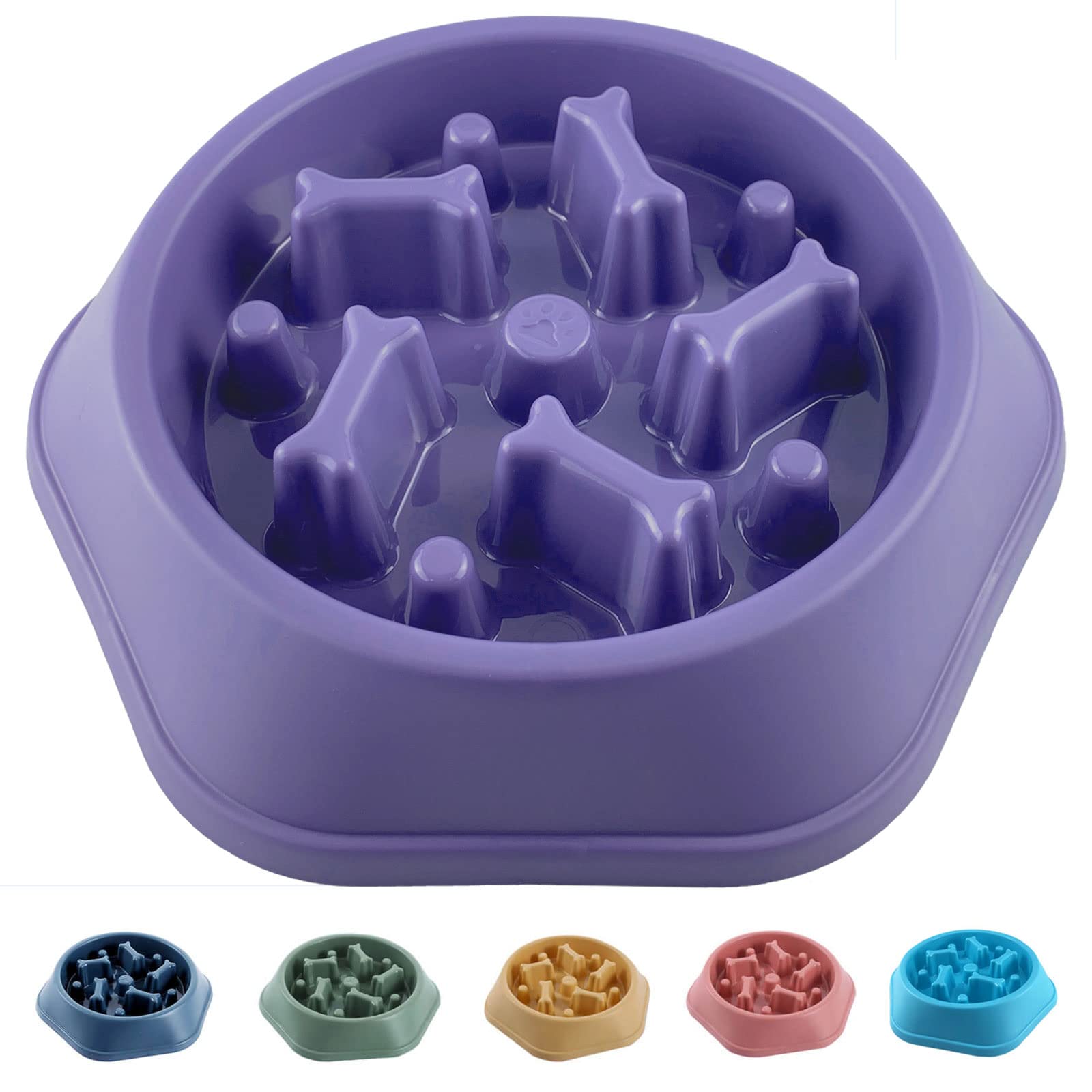 CAISHOW Slow Feeder Dog Bowl