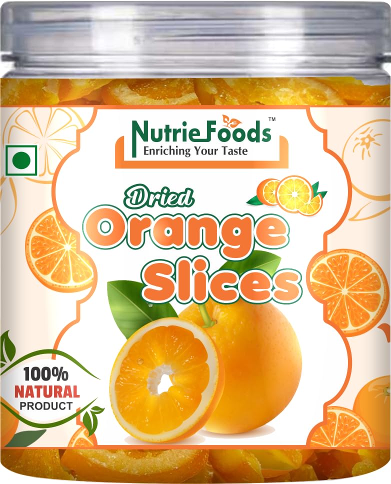 See full amazon price history chart for "NUTRIEFOODS" Enriching Your Taste Premium Dried Orange Slices | Rich in Vitamin C | 100% Natural Orange Bites | Nutritious Fruit Candy | No Added Color, Flavors (250gm) "NUTRIEFOODS" Enriching Your Taste Premium Dried Orange Slices | Rich in Vitamin C | 100% Natural Orange Bites | Nutritious Fruit Candy | No Added Color, Flavors (250gm) (B0C3VKPLLS) Amazon Price History, Amazon Price Tracker