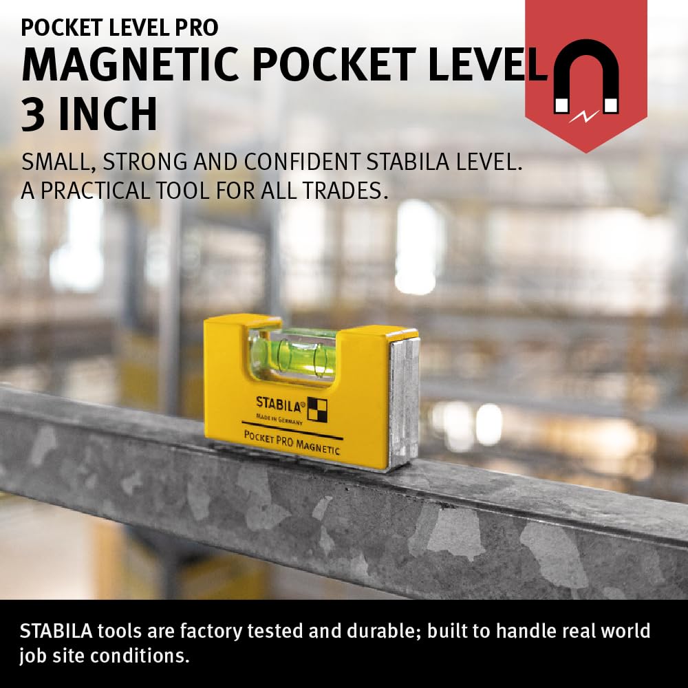 Stabila Pocket Level PRO - Magnetic Level -2