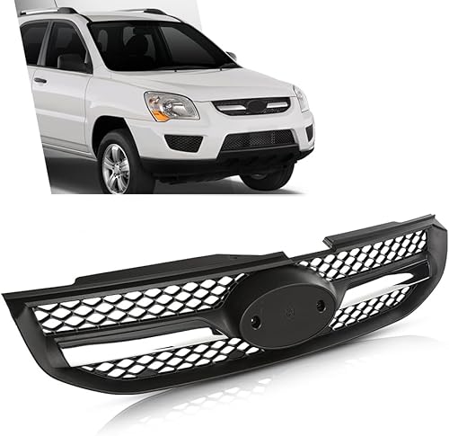 Miniatura 7 de G-PLUS Conjunto de rejilla de parachoques delantero compatible con Kia Sportage 2008 2009 2010