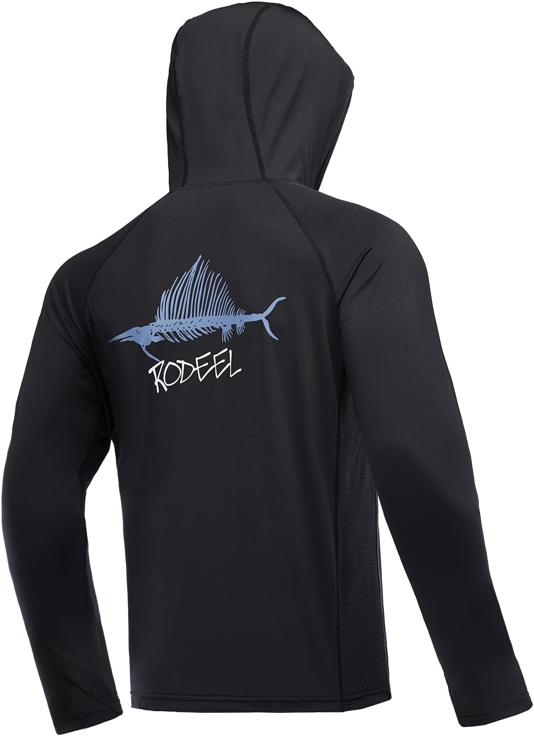 Rodeel Men's Fishing Shirts for Men Long Sleeve Wicking Fabric UPF 50 Sun Protection Performance Shirt