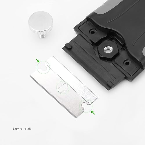 Miniatura 7 de FOSHIO 600 cuchillas de afeitar de acero inoxidable de un solo filo, cuchillas envueltas individualmente para rascador de hojas de afeitar, quitar