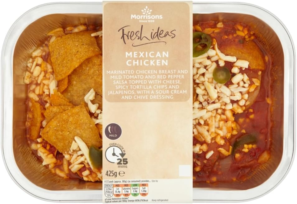 Morrisons Kitchen Fresh Ideas Mexican Chicken, 425g Amazon.co.uk Grocery
