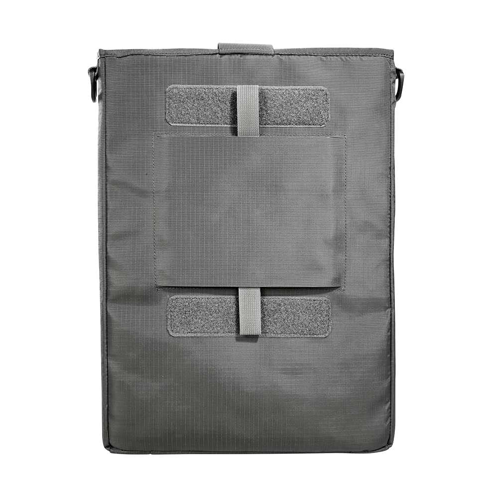 Tasmanian Tiger TT Modular Computer Sleeve modulare, gepolsterte Laptop- und Tablet-Hülle für 15-Zoll Notebooks mit zusätzlichem Tablet-Fach, kompatibel mit modularen TT Rucksäcken, Titan Grey