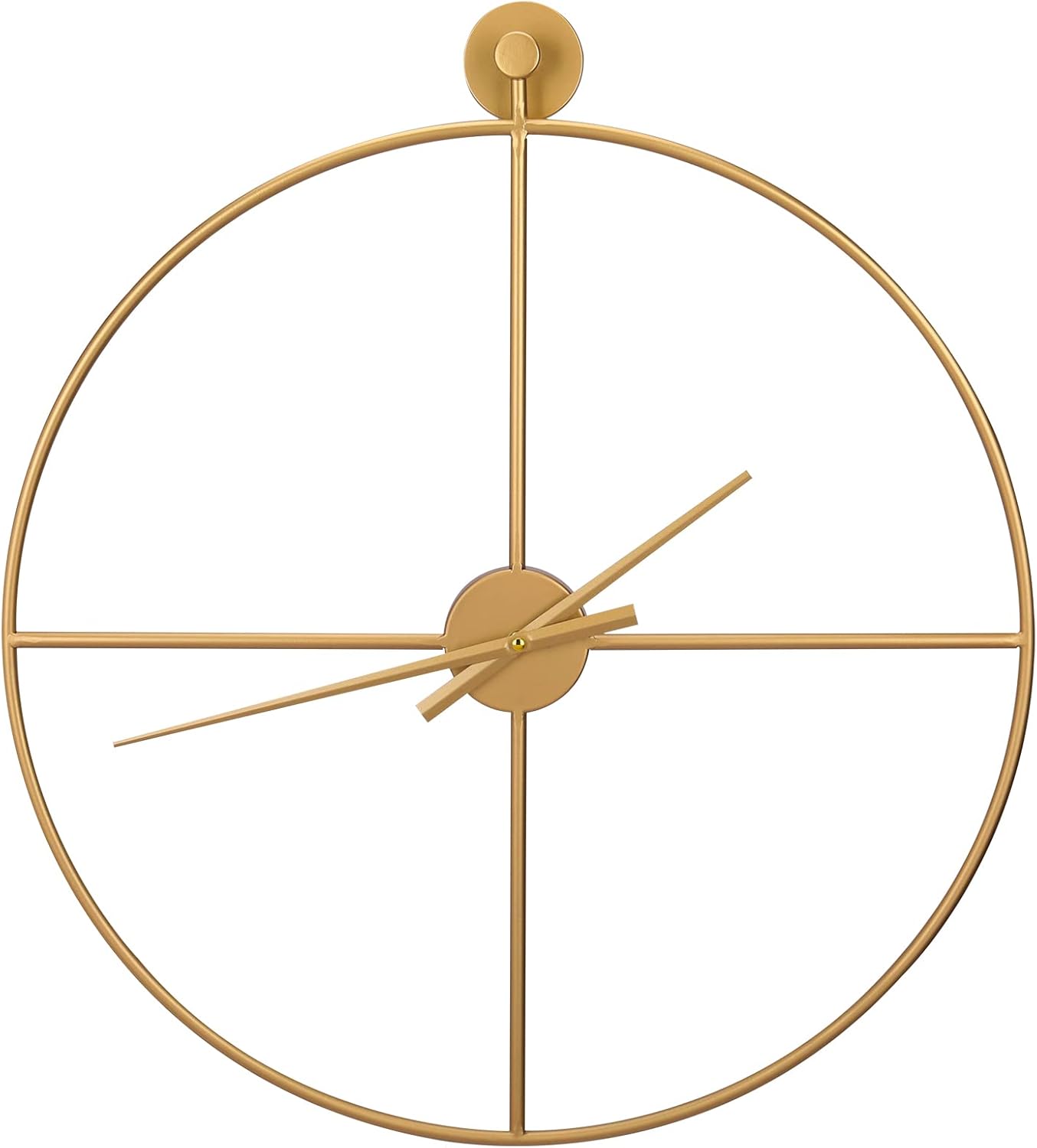 Photo 1 of Bdor 24-Inch Metal Decorative Wall Clock - Elegant Timepiece for Home and Office Décor