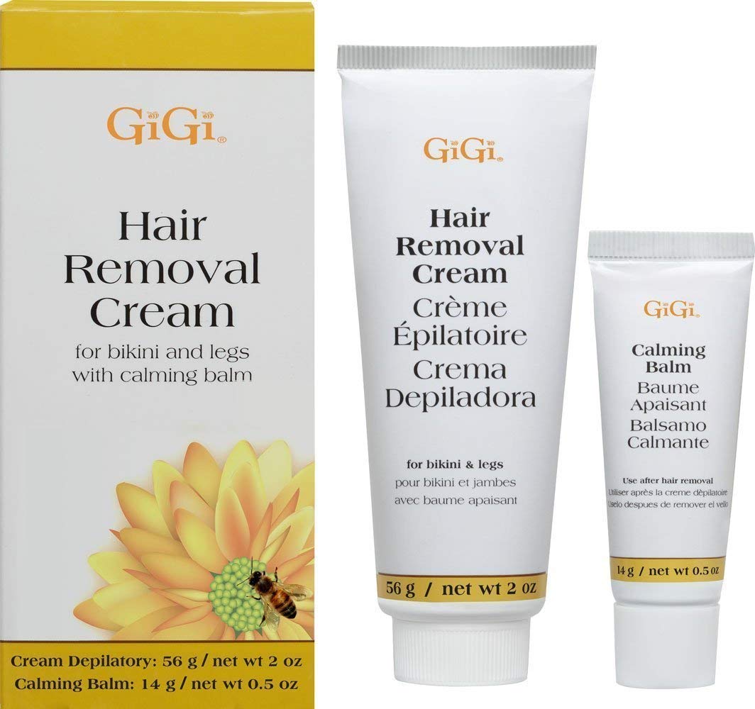 Gigi Hair Removal Cream For Face With Calming Balm (3 Pack