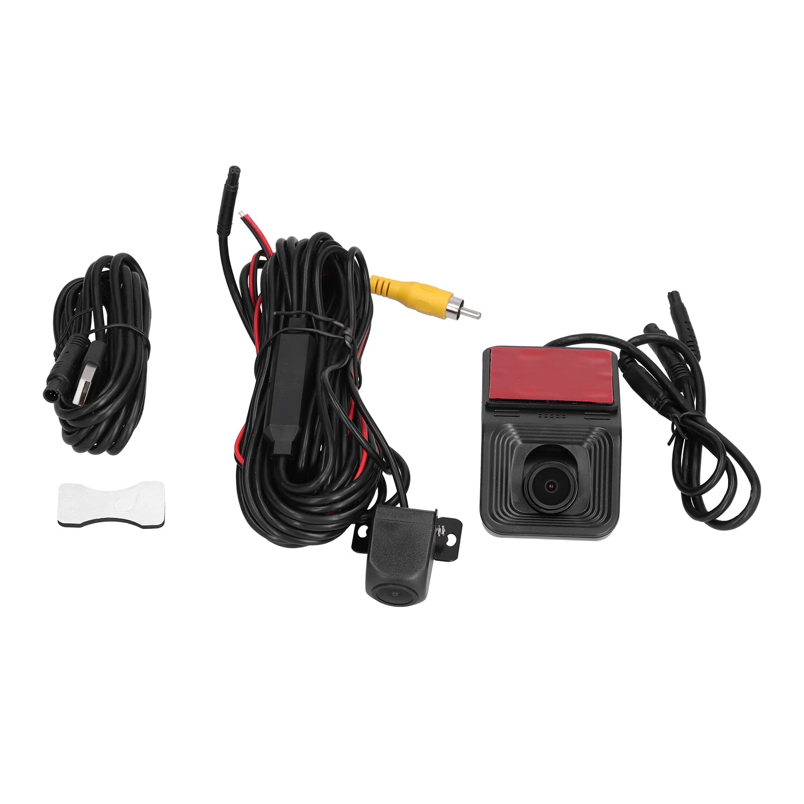 Rejestrator samochodowy DVR, kamera samochodowa USB Dash Cam 1080P HD rejestrator jazdy kamera samochodowa przednia tylna kamera DVR ADAS podwójne obiektywy uniwersalny do nawigacji