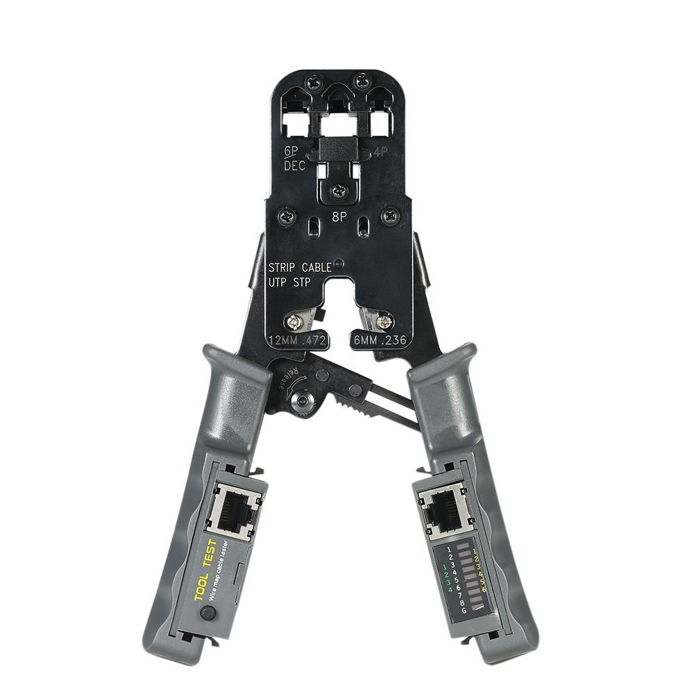 Générique Multifonctions Pince, RJ45 Pince, Pince à sertir, Pince à sertir, Cutter