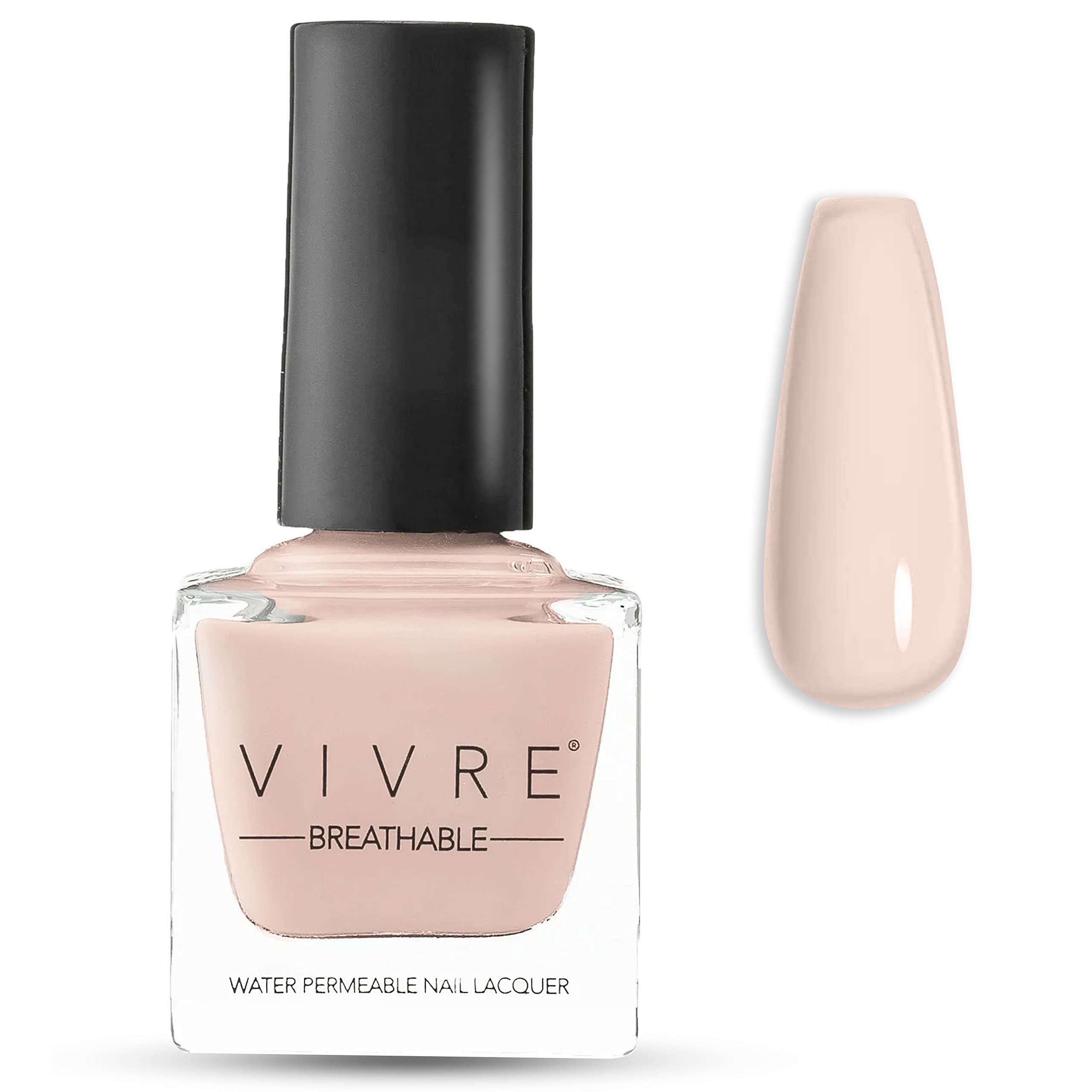 Certified Breathable - Water Permeable - Oxygen Permeable - Halal Nail Polish: at First Blush