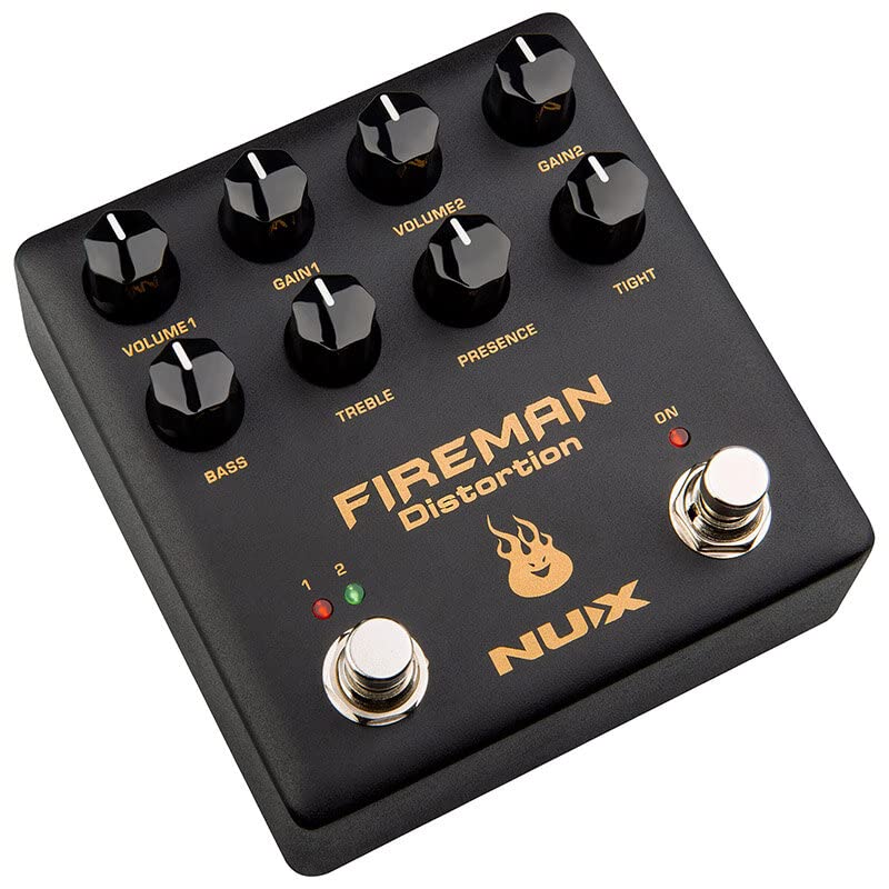 Amazon | NUX Fireman NDS-5 Dual Channel Brown Sound Distortion