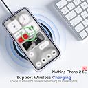 TheGiftKart Ultra-Hybrid Crystal Clear Back Case Cover for Nothing Phone 2 | Shockproof Design | Hard Back Cover Case for Nothing Phone 2 (PC & TPU, Transparent) gallery image