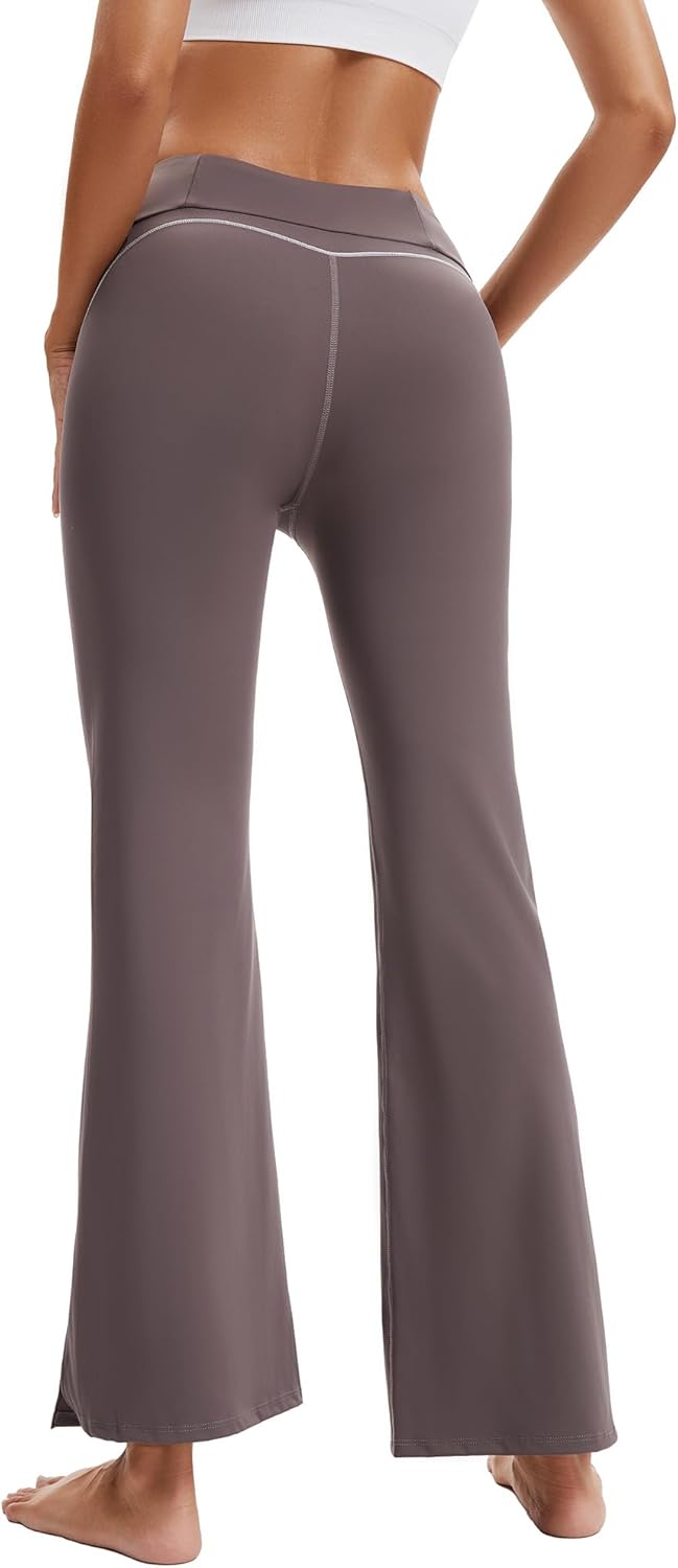 VME High Waisted Yoga Pants with Pockets - Tummy Control Workout Running Yoga Legging for Women - Image 5