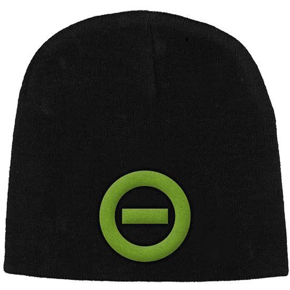 ★OY★ OPYD LOGO BEANIE-black Women's Beanie with distressed oval D logo | Black | Diesel