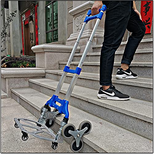 Carrito plegable portátil de aluminio para escaleras miniatura 2
