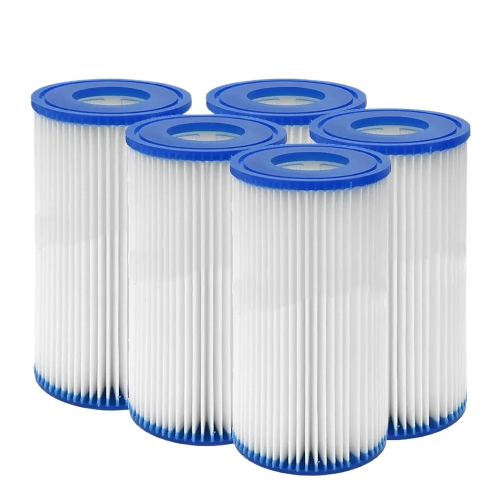 Cartucho De Filtro De Piscina Tipo A/III, Compatible Con Intex, 29002, Compatible Con Bestway, 58012E Reemplazo For Bombas De Filtro De Piscina(5pcs)