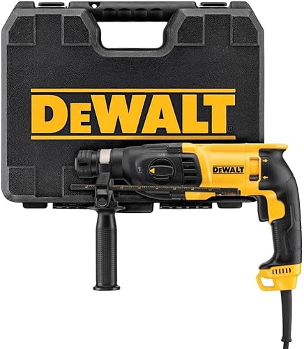 DEWALT Martillo rotativo, SDS, agarre de pistola, 1 pulgada (D25133K)